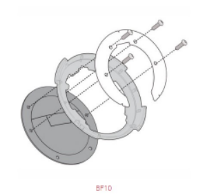 givi tank lock flange BF10 picture-894-913